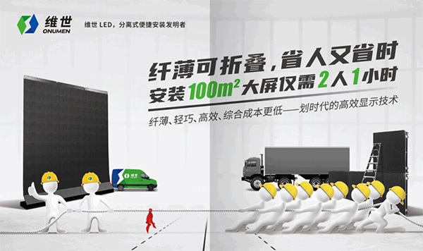 維世LED電子顯示屏品牌定位案例分享